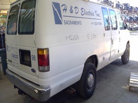 1992 FORD E350 VAN, WHITE, 5.8L, AT, 2WD.  F26329